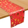 Pagezol 28cm × 5m Christmas Table Runners,Red Table Runner Xmas