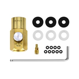 QWORK® CO2 Refill Adapter Kit, Gas Refill CO2 Refill Adapter Connector Kit for W21.8-14 Valve of CO2 Tank