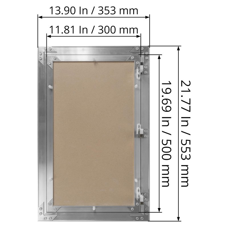 ECOPRO VENT 12" x 20" Inch Aluminum Drywall Access Panel