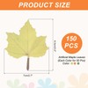 sourcing map 150 Pack Artificial Maple Leaves Fall Leave Cutouts