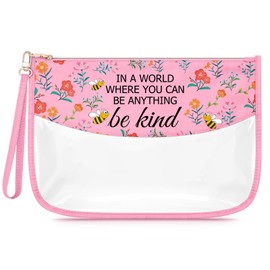 Inspirational Gifts for Women Makeup Bag Inspirational Quote Cosmetic Bag Encouragement Christmas Birthday Graduation Gifts for Daughter Sister Niece Motivational Presents for Friends Toiletry Pouch