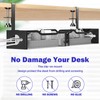 Punmoy Under Desk Cable Management Tray 25.12", Extra Large Cable