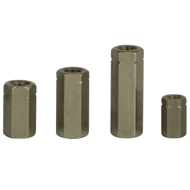 Threaded Sleeves M12 x 50 Hexagon, A2 Stainless Steel (Pack