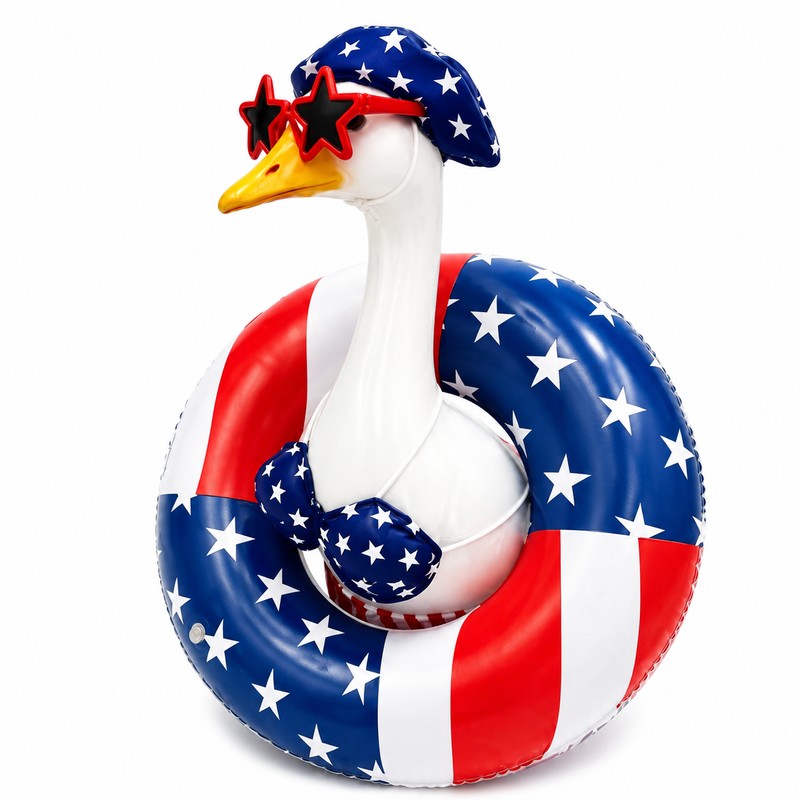 4th of July Garden Goose Outfit Set for Outdoor Decor
