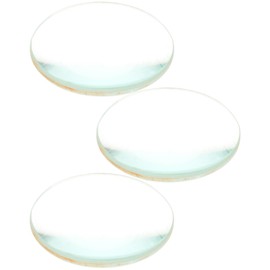 ULTECHNOVO Double Convex Glass Lens Concave and Convex Lens Optical Lens Diameter 50 mm Focal Length 100 mm for Laboratories Pack of 3
