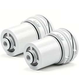 2-Pack, Compatible with Delta Clarifi Shower Filter Cartridge for 7RC100 & 5RC100, Reduces Chlorine for Healthier Skin & Hair