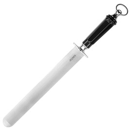 KINTIF Sharpening Steel 12 inch Heavy-Duty Honing Steel Flat Honing Rod, High hardness, Fine Cut, Ideal For Butcher Knives and Chef Knives, Knife Sharpeners