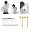 Glomora Gold Telescopic Back Scratcher Set, Portable Extendable Stainless Steel
