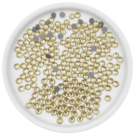 Mulutoo 400Pcs Hotfix Rhinestones Bulk, Crystal Clear AB Rhinestones for Crafts Clothes DIY Decoration,SS30,6-6.2MM(XS013 - Light Yellow)