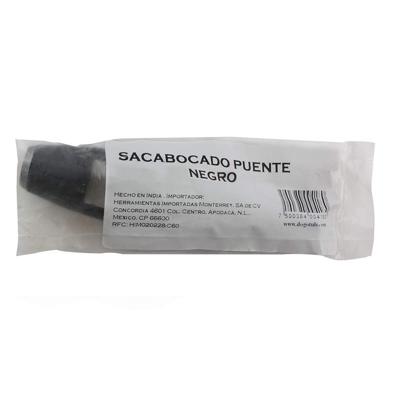 Dogo Tuls GE2011 Sacabocado Puente, color Negro, 1"