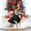 Dog Formal Outfit Wedding Tux with Bowtie Dog Tuxedo Dog