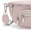 Sasrymnl Small bum bag women's beige shoulder bag women's small