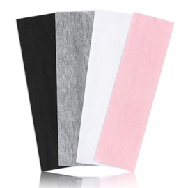 Pack of 4 Mugust Women's Hair Bands, Elastic Headband, Women's Non-Slip Headband, Women's Sport, Unisex Hair Bands for Women, Men, Yoga, Fitness, Jogging, Workout (CPack)