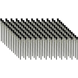 Acid Flux Brushes - 144 Count, 3/8" Horsehair - Disposable Glue Brush for Woodworking - Epoxy Brushes for Resin Working, Soldering, Crafting - Am Worldwide
