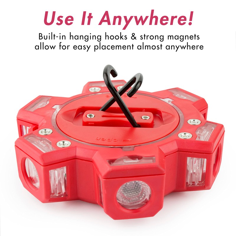 Wagan FRED Flashing Roadside Emergency Disc LED Flare 6 Flash