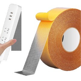 ZUNNY HJERBOF Double Sided Tape Super Strong Transparent Thin Removable Double Sided Tape Clear Fabric Tape for Clothes, No Residue Strong Hold for Carpet, Cloth, Sensitive Fabric, Outdoor and More