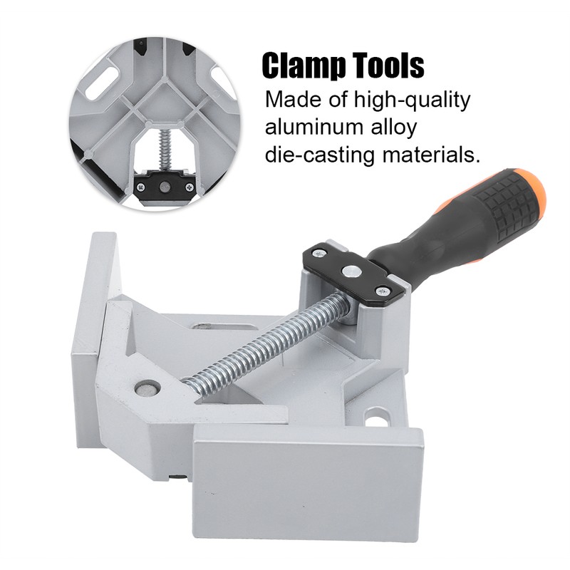 Right Angle Welding Clamp Single Handle Aluminum Alloy Vise for