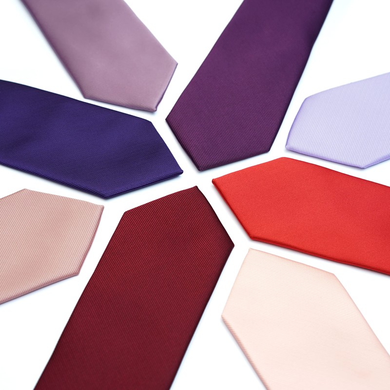 ZENXUS Extra Long Solid Tie for Men Big and Tall,