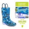Western Chief Kids Light-Up Waterproof Rain Boot, Blue 12 M