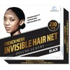 Dream World French Mesh Invisble Hair Net Black 200 Pcs