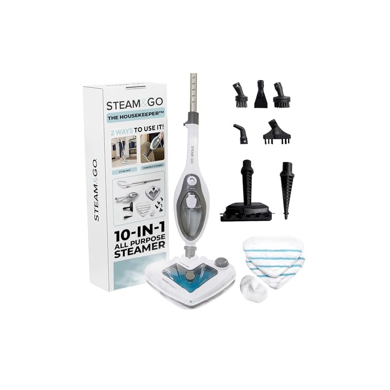Steam & Go 10-in-1 Multi-Surface Steam Mop - Deep Clean
