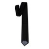 Kebocis Mens Solid Color Cotton Thin Necktie Skinny Tie for