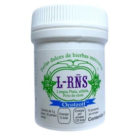 OCOTZOTL Perlas Limpia riñosan RNS, EXTRACTO COLA DE CABALLO, PELO DE ELOTE, ALFALFA, 30gr (aprox 200 perlas). Natural, concentrado, de bolsillo, diurético.