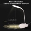 LED Table Lamp,Portable Eye-Protected Flexible Gooseneck Small Desk Lights for