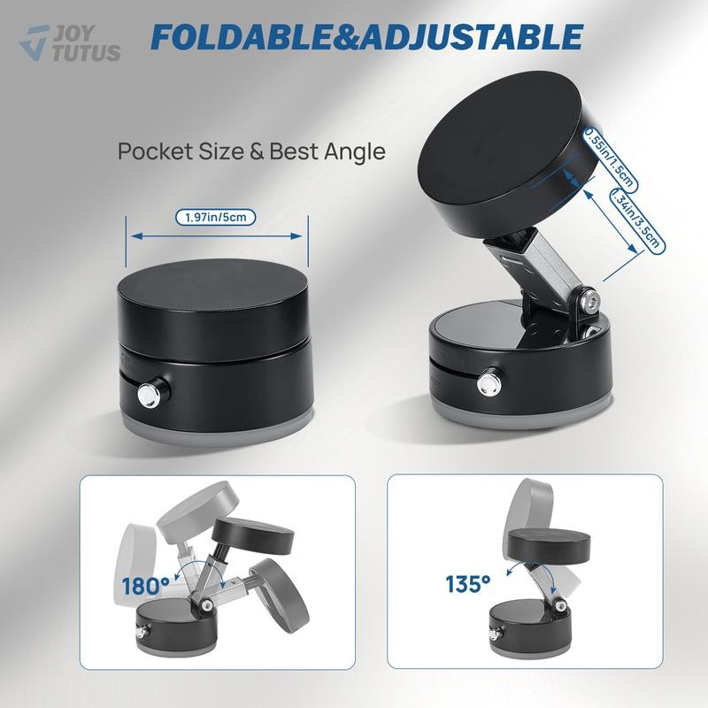 Joytutus Multifunctional Vacuum Suction Phone Holder for car - Foldable