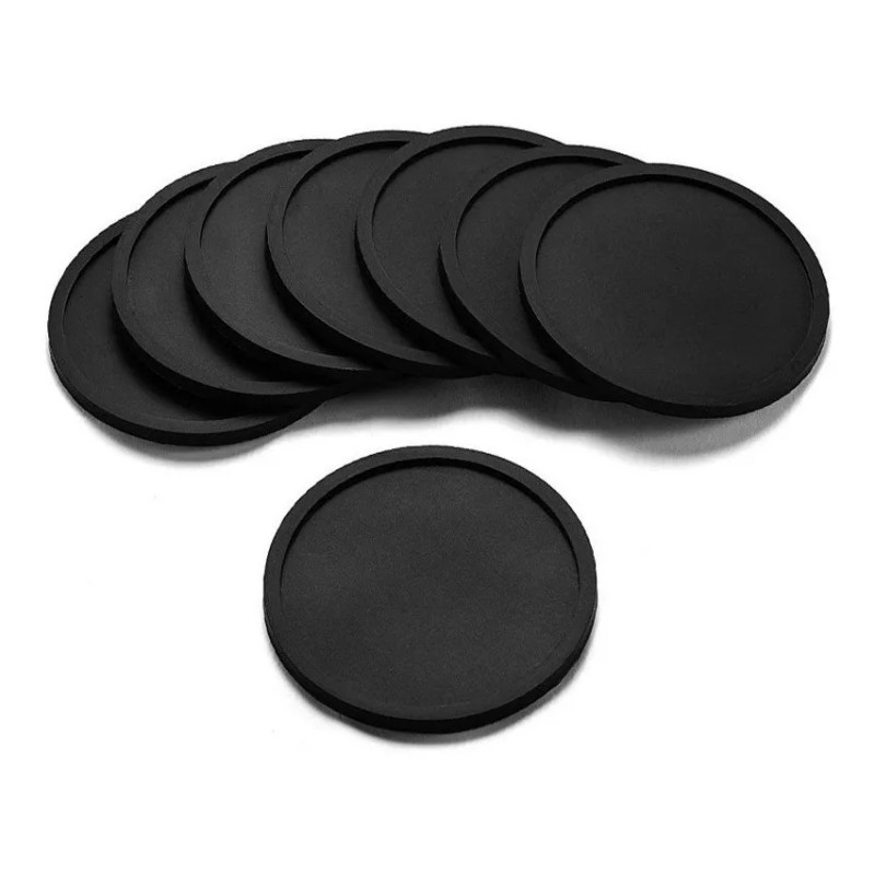 THE9SHOP Porta Vasos De Silicon Antideslizantes Para Mesa Elegantes