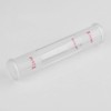 stonylab Glass Straight Connecting Adapter, Borosilicate Glass 70mm Between Two