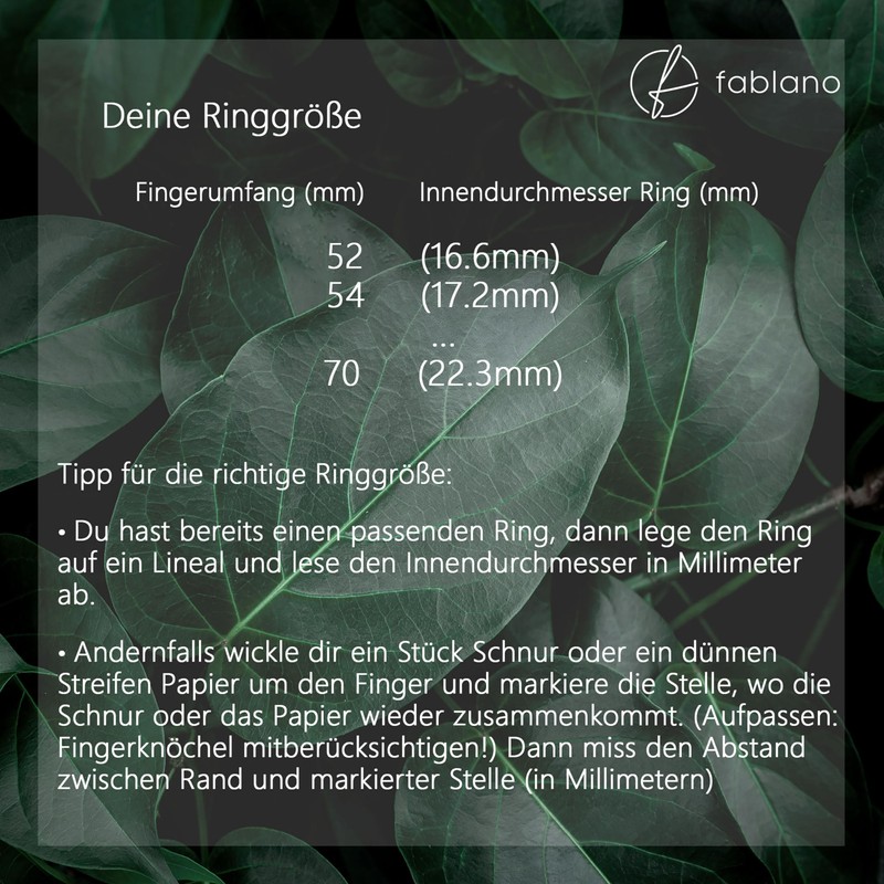 fablano Wooden Rings [100% Natural] for Rings Women and Men