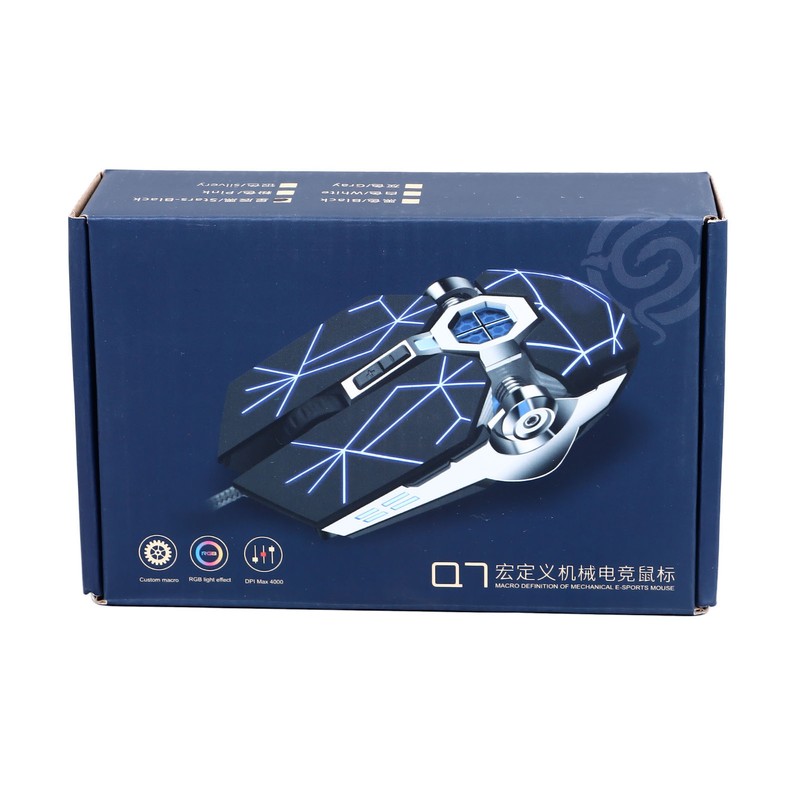 Mechanical Gaming Mouse Precise Control Quick Response RGB Ergonomic Wired