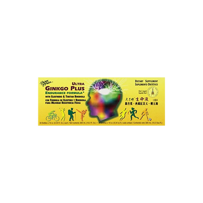 Prince Of Peace - Ultra Ginkgo Plus, 30 Bottles, 0.34