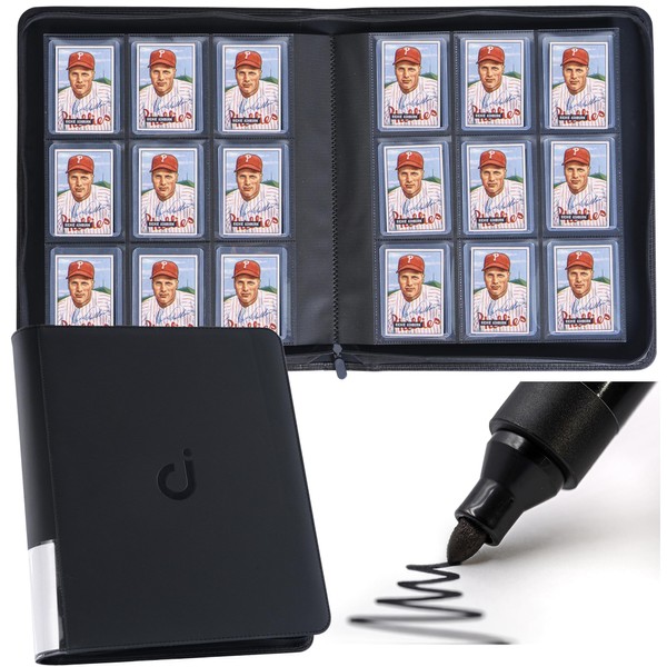 D DACCKIT D DACCKIT Toploader Binder, Holds 288 Toploaders -