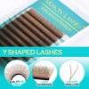 YY Eyelash Extensions C Curl 0.07 Mixed Tray Y Shape