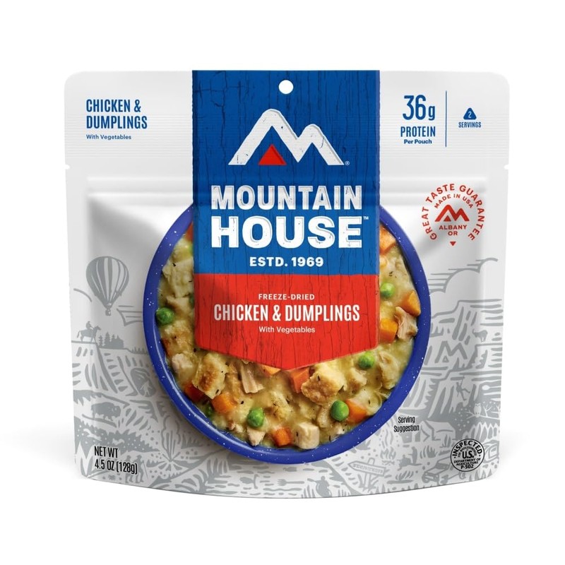 Mountain House Chicken & Dumplings Freeze Dried Backpacking & Camping