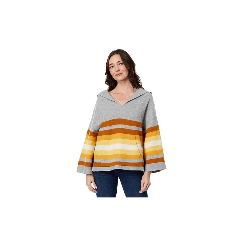 Toad&Co Heartfelt Poncho Acorn Stripe MD