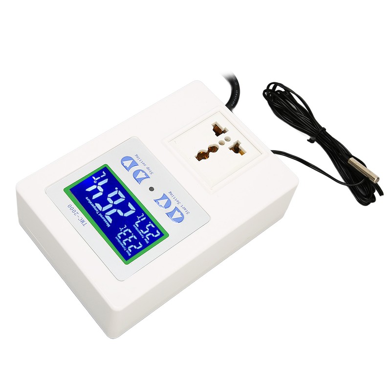 Digital Temperature Controller LCD Display Heating Cooling Thermostat Controller for