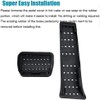 LEXLEY 2PCS Anti-Slip Aluminum Brake Gas Pedal Pads,Auto No Drilling