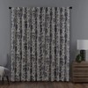 Eclipse Nina Rod Pocket Curtains for Bedroom, Single Panel, 52"
