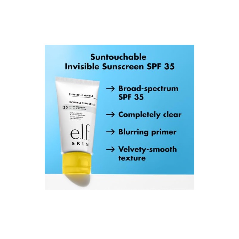 e.l.f. Protector solar Suntouchable Invisible Sunscreen SPF 35