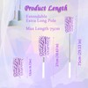 Washable Telescopic Duster, 2 Mini Bendable Microfibre Duster, Long Extendable