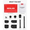 Benlari 0.75inch &1.25inch Driver Floorboard Extensions, Floorboard Spacer Extenders Compatible