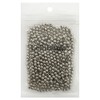 LolliBeads (R) Platinum Smooth Round Metal Beads 4 mm 600