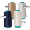 Serger Thread, All-Purpose Sewing Thread, 30 wt Polyester Thread for