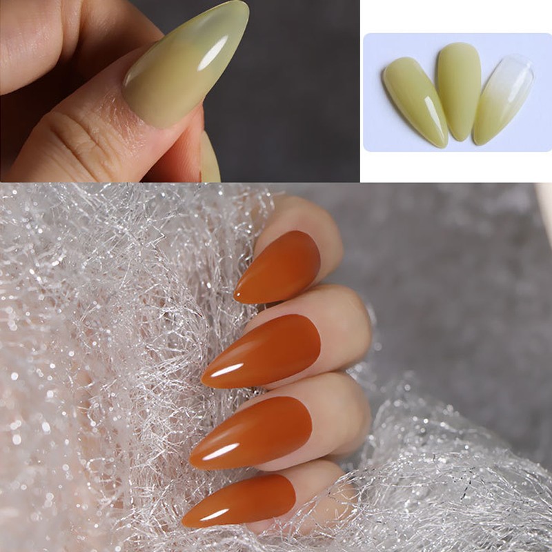6pcs Nail Art UV Gel Nail Polish Quick Coloring Soak