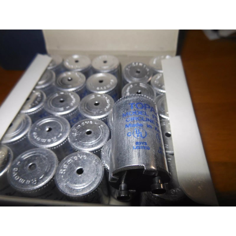 Topaz New FS-12 Fluorescent Starters 32 Watt Circline By Topaz
