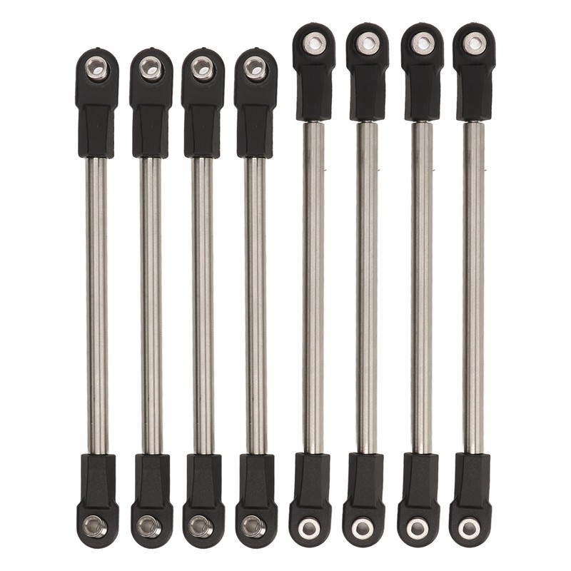 8Pcs Stainless Steel Link Rod 275mm Wheelbase Stainless Steel Link