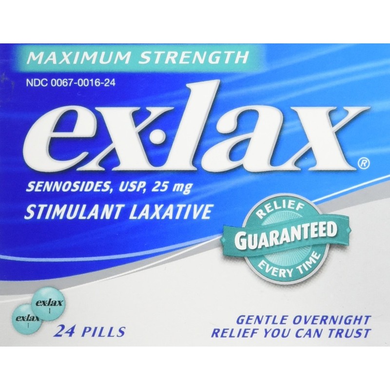 Ex-Lax Max Relief Pills Size 24s Ex-Lax Maximum Strength Laxative